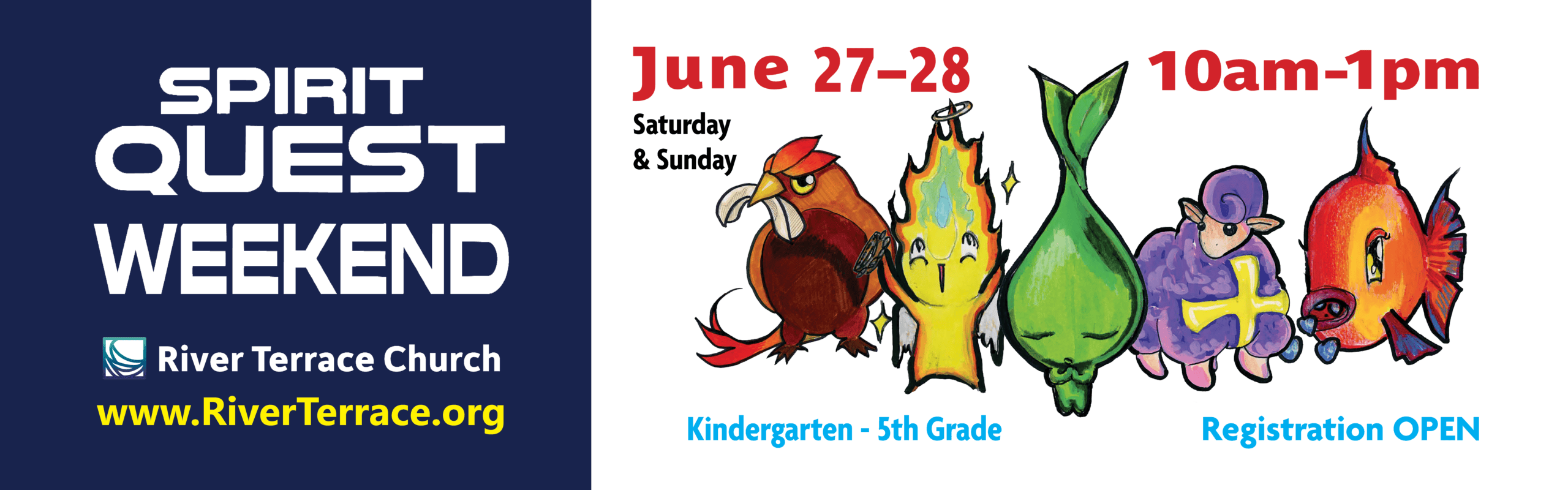 2.5x8foot spirit quest weekend BANNER